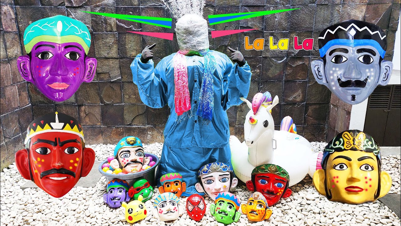 Yuk Bantu Temukan Kepala Ondel Ondel Bintik Jerawat Yang Cocok Badan dan Bernyanyi  Merdu Lalala 757