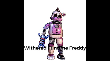 Withered Funtime Freddy and Candy the Cat Fanmade voice lines (Made by Me)