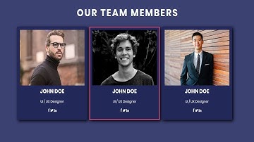 Our Team Section Design with html and css | Tutorial for Beginners | uploading soon