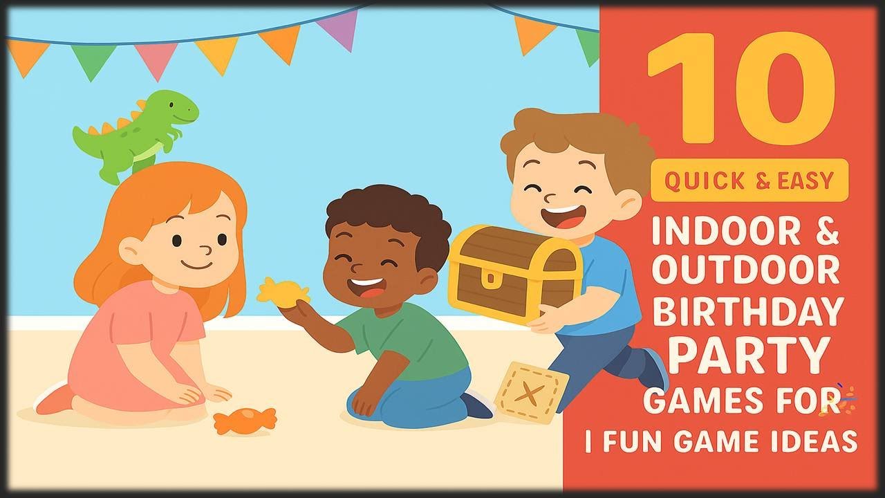 10 быстрых и простых игр для дня рождения детей в помещении и на улице | Игры для дня рождения