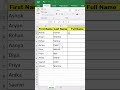 Flash Fill- Full Name- Excel tips &amp; Tricks