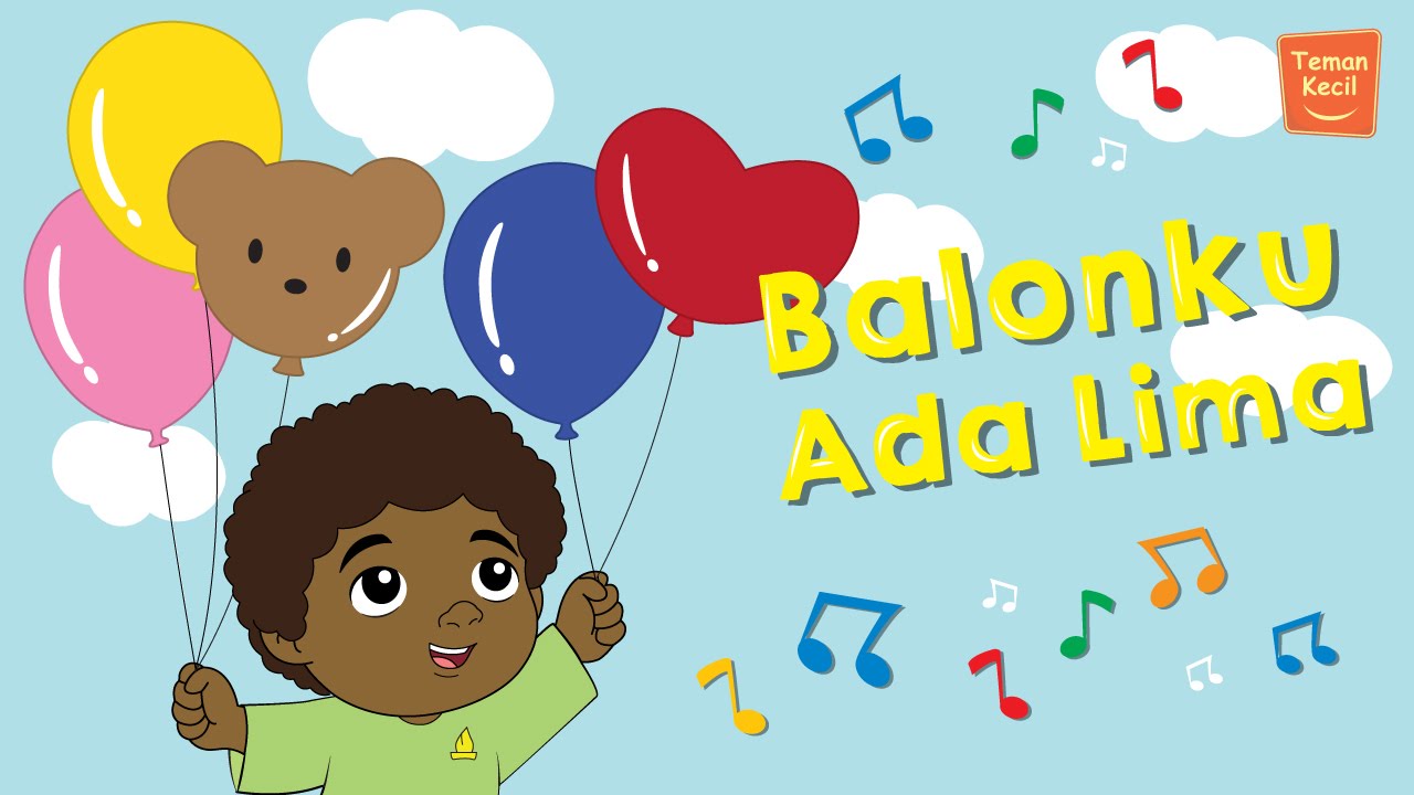 Not Angka Balonku Ada Lima - Koleksi Not Angka