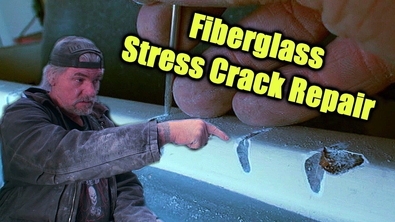 How To Fix and Repair Fiberglass Stress Cracks