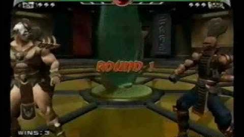Mortal Kombat Deception Arcade Shao Kahn