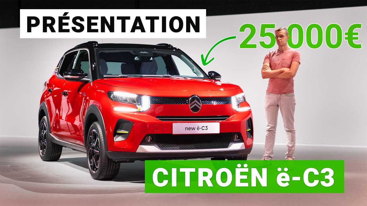 Avec sa nouvelle ë-C3, Citroën va-t-elle démocratiser la voiture