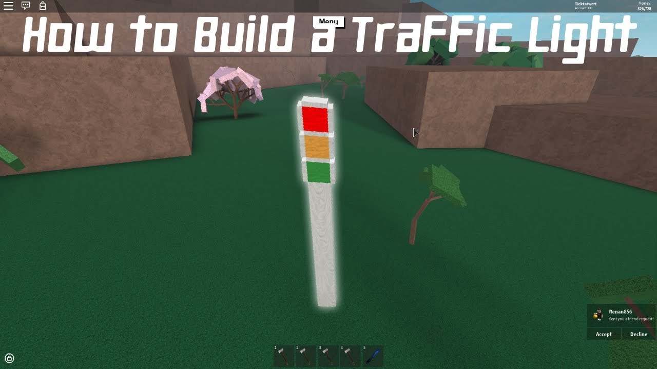 Lumber Tycoon 2 How To Build A Traffic Light Youtube - lumber tycoon 2 tip 1 how to make walls fence roblox youtube