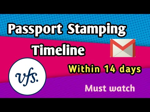 Passport Stamping | Emails after passport submission | VFS Global Emails | IRCC Emails