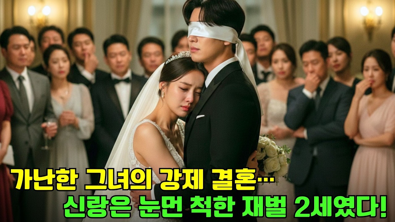 빚 때문에 눈먼 남자와 결혼한 가난한 그녀… 그런데 첫날밤, 남편은 시각장애인이 아니라 정체를 숨긴 재벌 후계자였다!