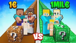 Billy Familie Arm vs Ukri Familie Reich LUCKY BLOCK Battle in Minecraft