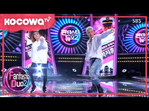 [Fantastic Duo2] Ep23_Taeyang (Big Bang) and 'Incheon's Sexy Abs Queen' Ringa Ringa Dance off