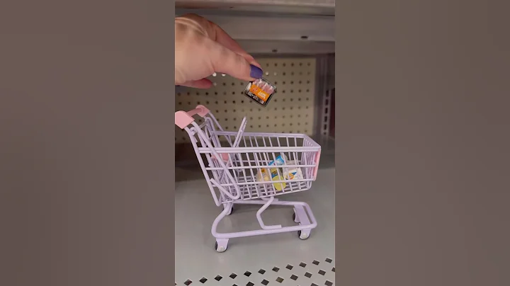 Let’s Grab A Few Things From Walmart! #miniature #minis #minishopping #groceryshopping