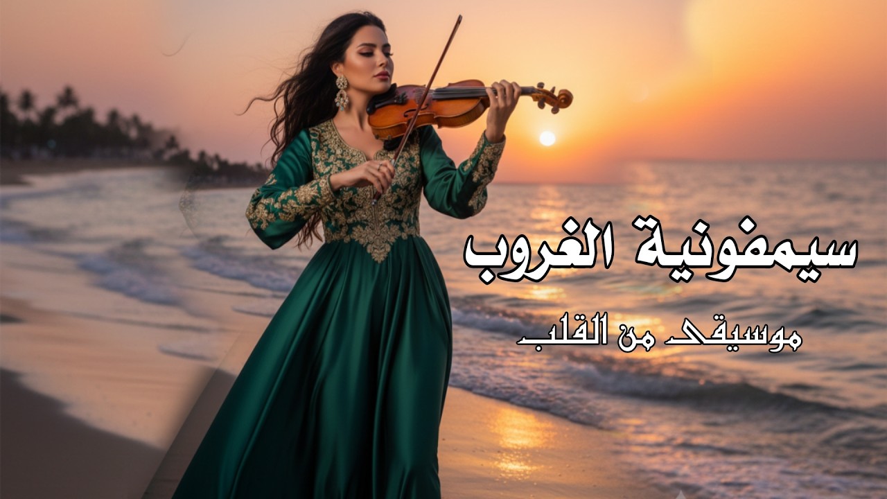 سيمفونية الغروب  تحمل في طياتها اعذب واحن النغم#ترانيم_آش