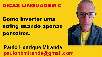 dica como inverter string linguagem c