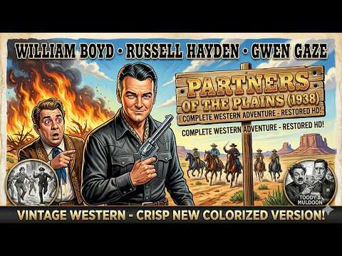 Partners of the Plains (1938) - Hopalong Cassidy Western - FULL MOVIE | Restored HD