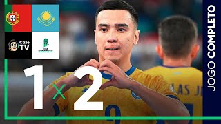 Thumbnail for JOGO COMPLETO: PORTUGAL X CAZAQUISTÃO | OITAVAS DE FINAL | COPA DO MUNDO FIFA DE FUTSAL 2024
