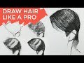 How to DRAW HAIR - transform your figure drawings and portraits
