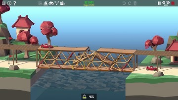 Poly Bridge 2 : Level 5-07 Solution