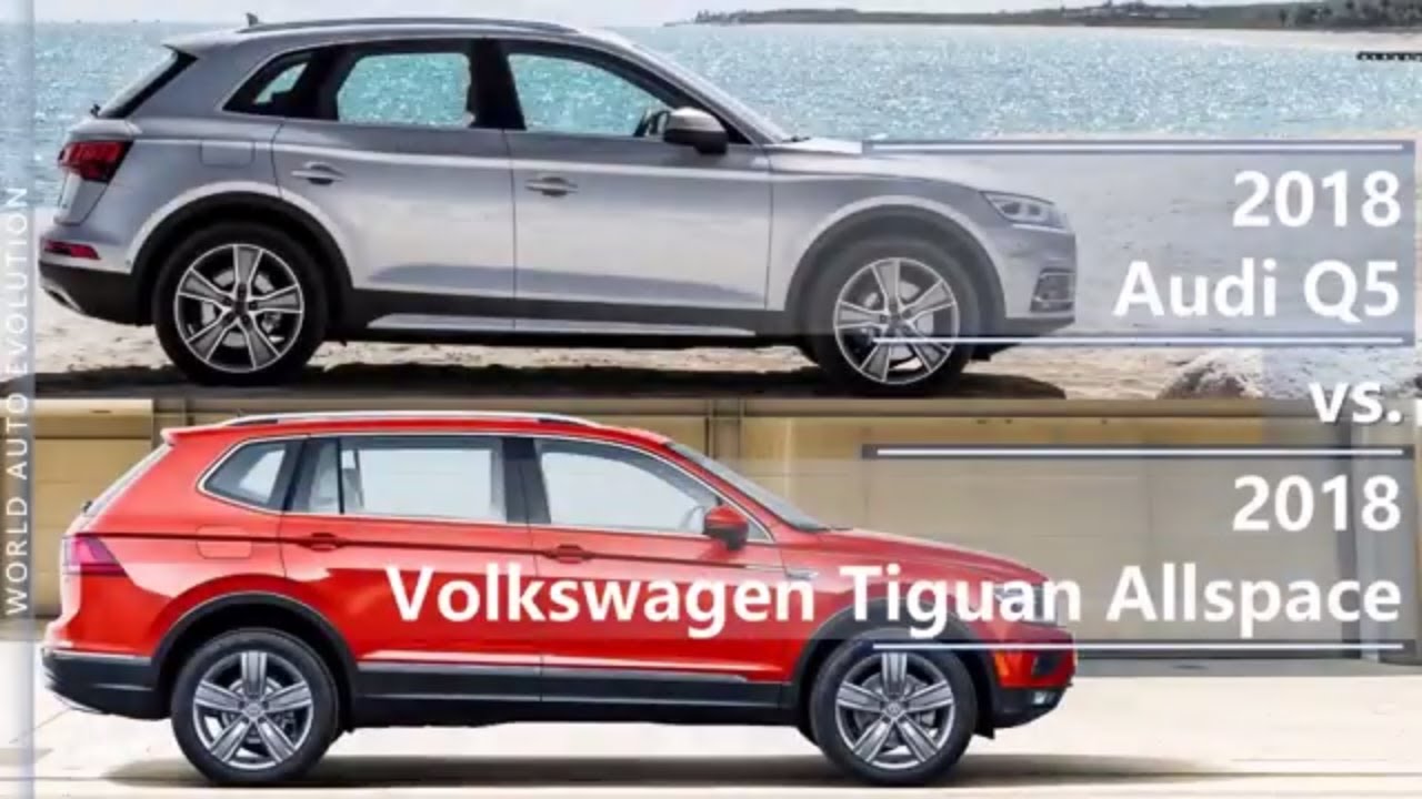 2018 Audi Q5 Vs 2018 Volkswagen Tiguan Allspace Technical Comparison