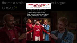 He have 1 game in hand to break it | Bruno #manunited #brunofernandes #record #viral #trendingnow