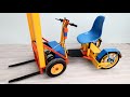 Build an electric forklift for workshop with 1100 lbs capacity  homemade electric forklift