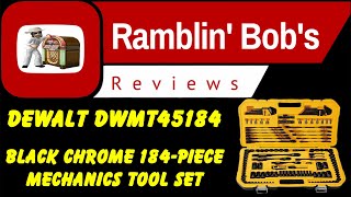 DeWALT DWMT45184 Black Chrome 184-piece Mechanics Tool Set (((((MUST HAVE FOR TRAVELERS)))))