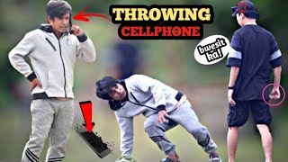 THROWING CELLPHONE 'PUBLIC PRANK' | Galit na galit lahat😂 by KING BROSS 17,293 views 10 months ago 9 minutes, 6 seconds