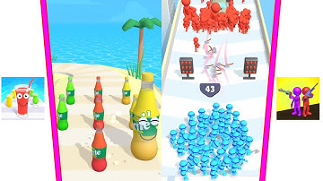 🔵 💙 Juice Run Vs They Are Coming All Levels Android iOS Gameplay Walkthrough 4K Nr 15