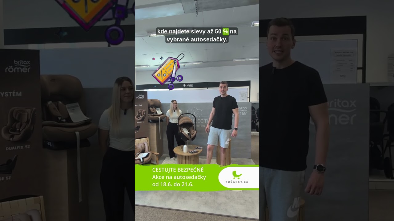JIŽ ZÍTRA! Slevy až 50% na autosedačky a další dárky na kocarky.cz