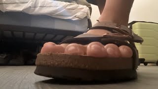 giantess in sandals teases tiny
