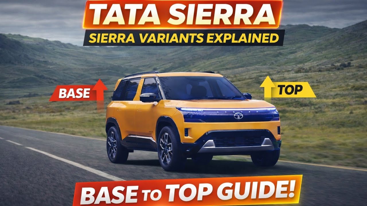 Tata Sierra Variants Explained 🔥 Smart+ to Accomplished+ | Full Features Breakdown