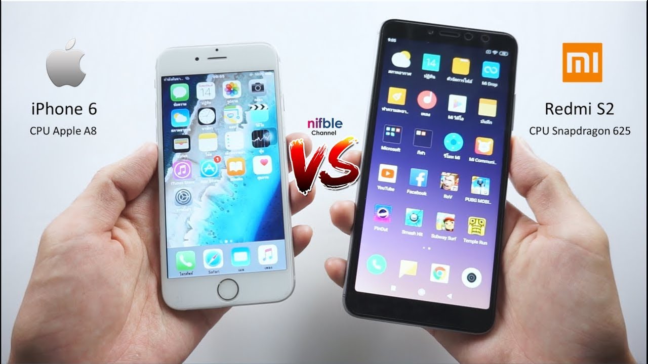 Xiaomi Redmi 6 Vs Iphone 6