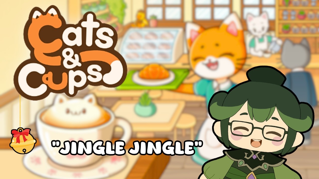 Vtuber tries to run a coffee shop for cats | Cats & Cups VOD