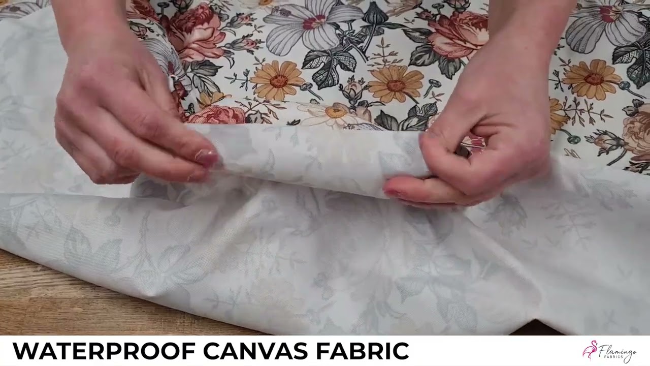 Waterproof Canvas Fabric - Flamingo Fabrics UK 