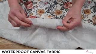 Waterproof Canvas Fabric - Flamingo Fabrics UK