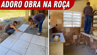 E OBRA CONTINUA NO SÍTIO🏡/Bora pra Roça?