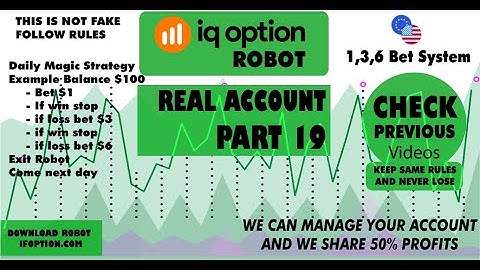 IQ Option Robot Real Account PART 19 - download from www.ifoption.com