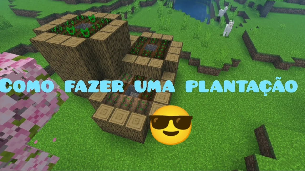 tutorial Como fazer uma plantação fácil no minecraft - YouTube