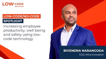 Increasing employee productivity, well-being and safety using no-code technology