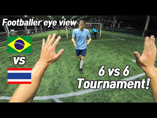 I met the Brazil team the football tournament in Thailand (preliminary round) class=