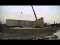 First ascent climbing  fitness precast panel erection