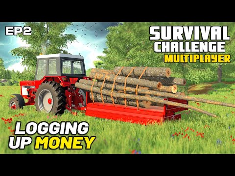 CONTINUING TO ESTABLISH THE FARM Survival Challenge Multiplayer FS22 Ep 2