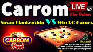 Susan Blankenship VS Win PC Games | Rank: Trainee (6) | Carrom Disc Pool | Bone-to-bone fighting screenshot 1