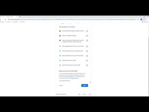 Google Drive Verification Demo from FortiCASB