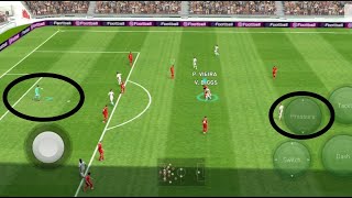 بيس 2021 موبايل تلعم كيفية اخراج الحارس والدفاع بلاعبين pes 2021 mobile