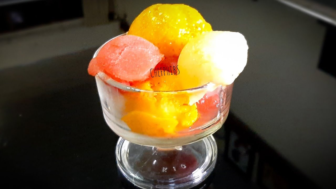 FRUIT SORBET watermelon/ pineapple/ pineapple YouTube