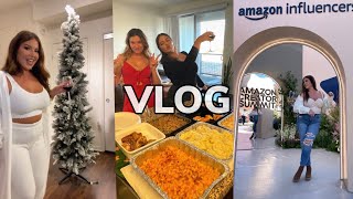 VLOG: 1st Influencer Event, Decorating for the Holidays, &amp; Going on a Date...👀