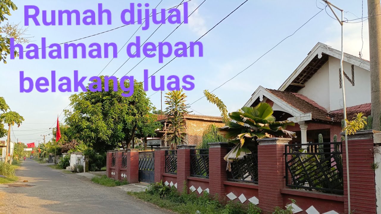 Rumah dijual luas 640 m2 halaman luas depan belakang ( 082194791760 )