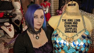 The Ring Lord Chainmail and Scalemail supplies unboxing and examples of how I use them 💜🦇💜
