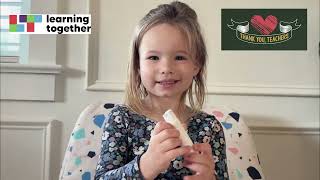 Teacher Appreciation Video:  Learning Together  (thank you teachers!)