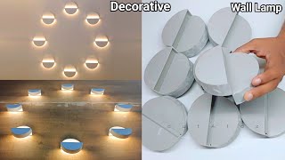 How To Make Unique Wall Lamp / Living Room Wall Lights Make At Home